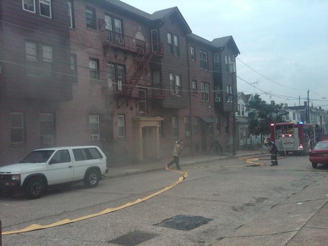 Bellevue Terrace Apartments, Apartment Fire, Collingswood, 07/20/2010