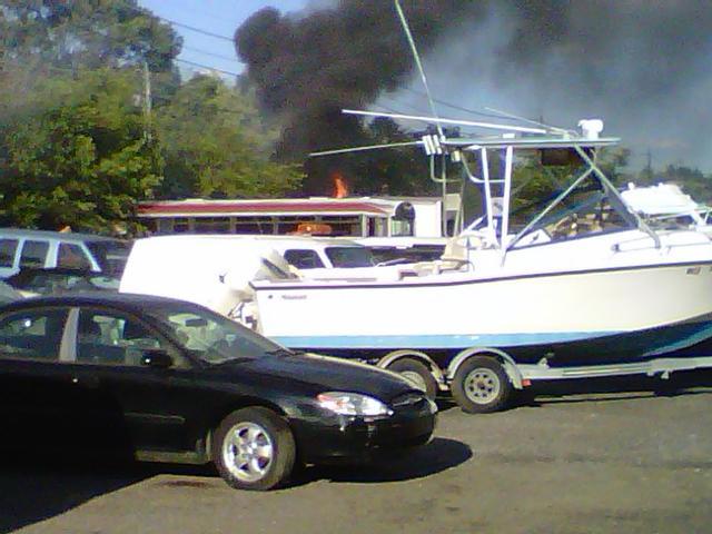 Route 130 Brush Fire, Collingswood, 06/08/2010