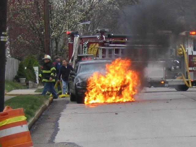 Cuthbert Road Vehicle Fire, 07/20/2010
