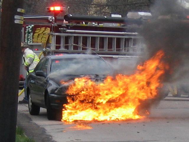 Cuthbert Road Vehicle Fire, 07/20/2010