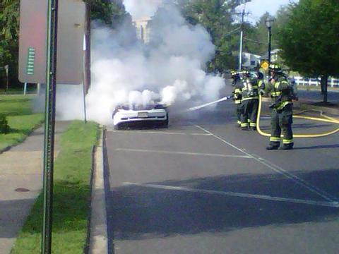 Cuthbert Road Vehicle Fire, 07/20/2010
